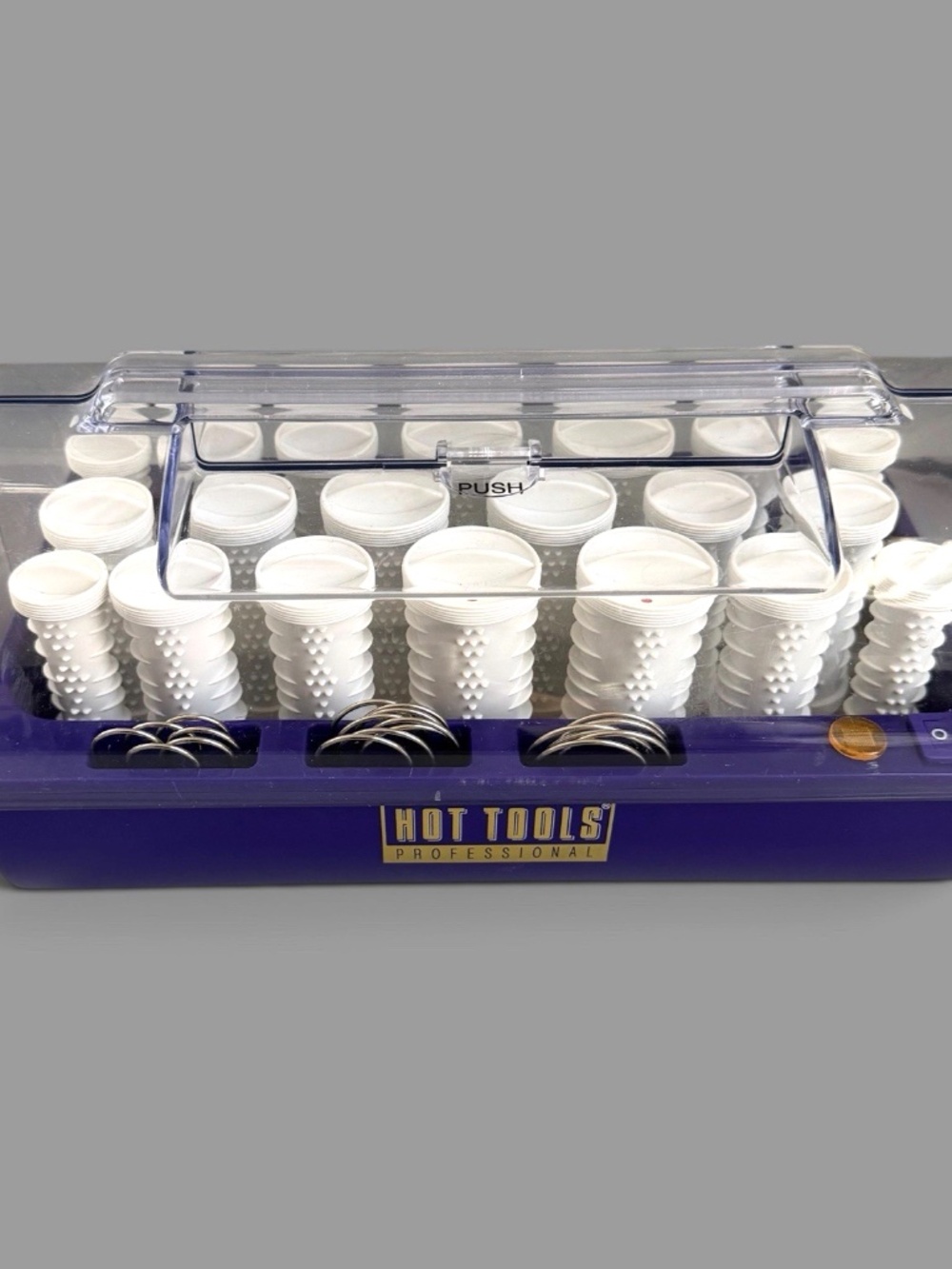 Hot Tools Professional 20 Hot Rollers Hair Setter Model 1321 w/20 Clips Tested
